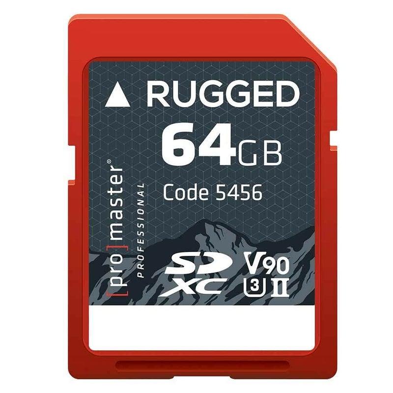 ProMaster SDXC 64GB Ruggedâ„¢ Memory Card CINE UHS-II, (Model 5456) - Image 2